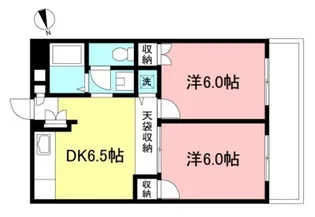 貝ノ坂クロス・852【1階】の間取り