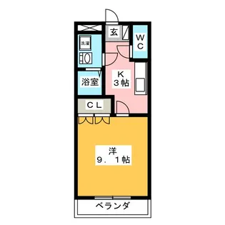 スターフロンテ【1階】の間取り