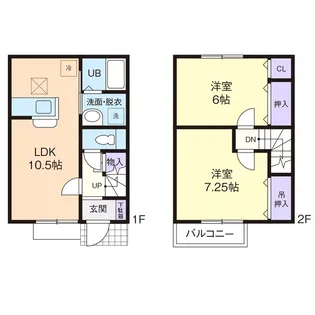 フォレストコート Bの間取り