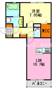 ラテル【2階】の間取り