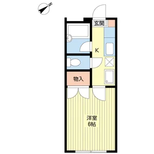 グランデシーノA【1階】の間取り