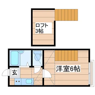 ロフティ千代田町B【2階】の間取り