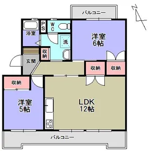 第2松本マンション【1階】の間取り