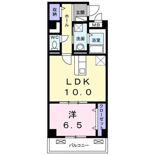 ベラルーチェ【3階】の間取り