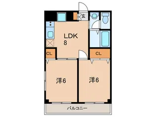 ヴィラセブン【2階】の間取り