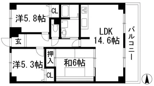 エル・パラシオ【4階】の間取り