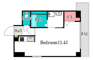ハイツセイコー壱番館【7階】の間取り