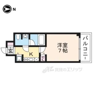 EN伏見稲荷【2階】の間取り