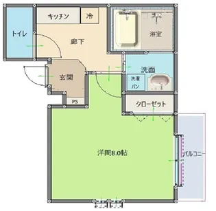 メゾンドリラ【1階】の間取り