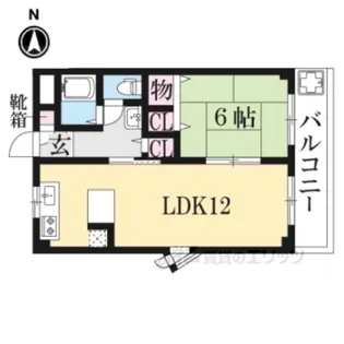 ファミール西大寺【2階】の間取り
