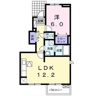 エクセルハウス下関 IV【1階】の間取り