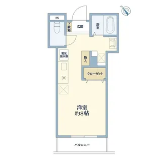 お茶ノ水リバーサイド【9階】の間取り