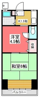 山形マンション【1階】の間取り