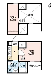 パルテノス名駅南(パルテノスメイエキミナミ)【2階】の間取り