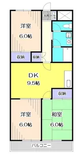 リバージュビル【2階】の間取り