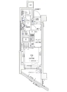 レジデンシャル池袋本町【2階】の間取り