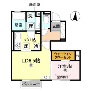 サンハーツ・マルコ【1階】の間取り