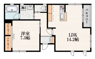 フォレストT【1階】の間取り