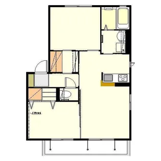 エクレールB【2階】の間取り