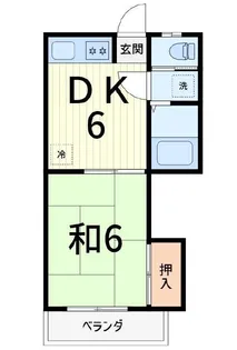 キャステール藤美II【2階】の間取り