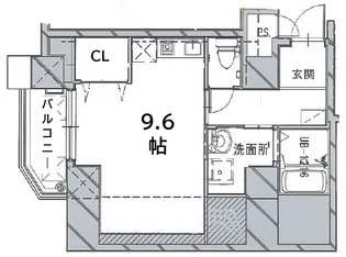 KITANO FLATS PLUS【5階】の間取り