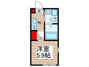 ハーモニーテラス北小岩XVI【2階】の間取り