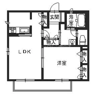 シャーメゾンピエール【2階】の間取り