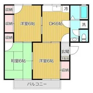 ハイム智成【1階】の間取り