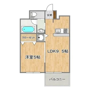 VINCENTE船場【10階】の間取り
