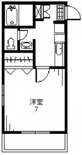 メゾンボヌール【2階】の間取り