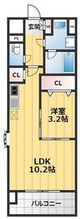 パークレジデンス江坂【11階】の間取り