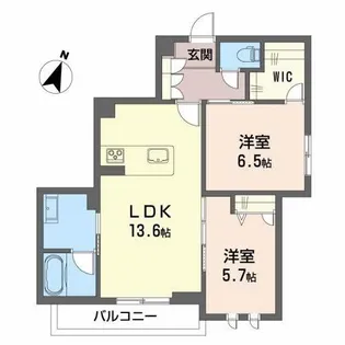 ヴィラコート【2階】の間取り