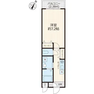 Bonheur南篠崎【2階】の間取り