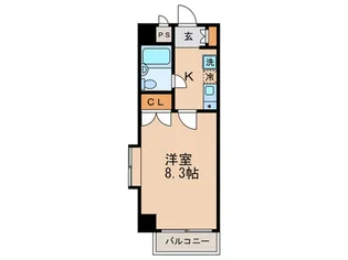 セントラルコ-ト【3階】の間取り