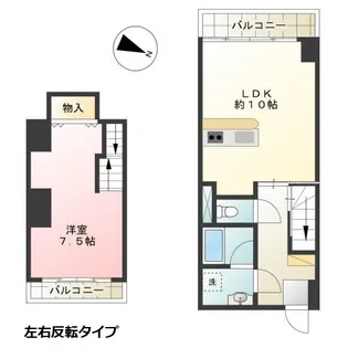 ビラ・ウエルス【3階】の間取り