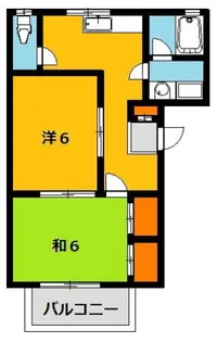 カサベルデ市原【2階】の間取り