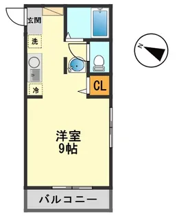ソレイユ高砂【2階】の間取り