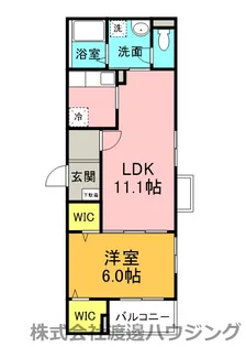 サザンクロス サウス【2階】の間取り
