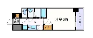 プレサンスNAGOYAシティオ【5階】の間取り