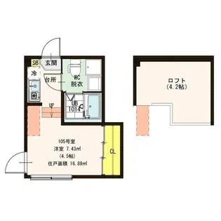 ハーモニーテラス柴又III【1階】の間取り
