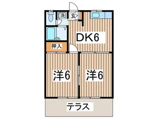 エステ―トピア カトウ【1階】の間取り