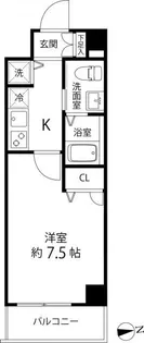蓮根レジデンス【4階】の間取り