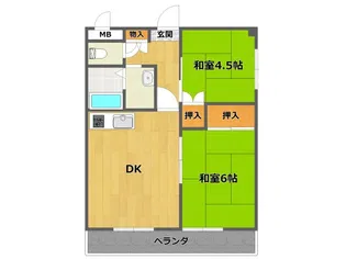 ドルチェK&Y【3階】の間取り