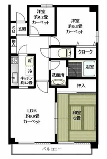 ノヴァ目黒南【1階】の間取り