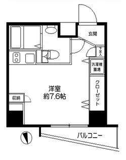 プライマル文京小石川【4階】の間取り