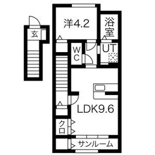 ハウスポコ【2階】の間取り