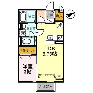 ウエストハイツ・セントラルハイツ ウエストハイツ【2階】の間取り