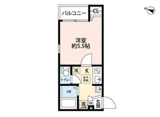 レーヴ・WARABI【2階】の間取り