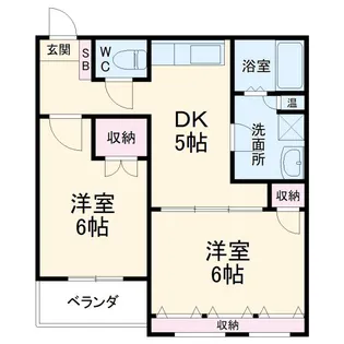 エムズ綱島西【3階】の間取り