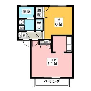 エスポワール【2階】の間取り